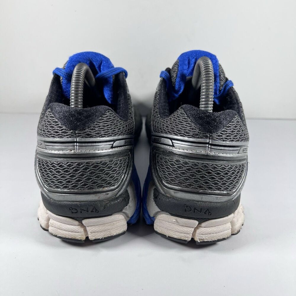 Brooks GTS 17 Blue/Silver Lace Up Running Shoes Sneakers Men's Size 9 - Picture 4 of 8